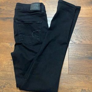 American Eagle high waisted Black Skinny Jeans